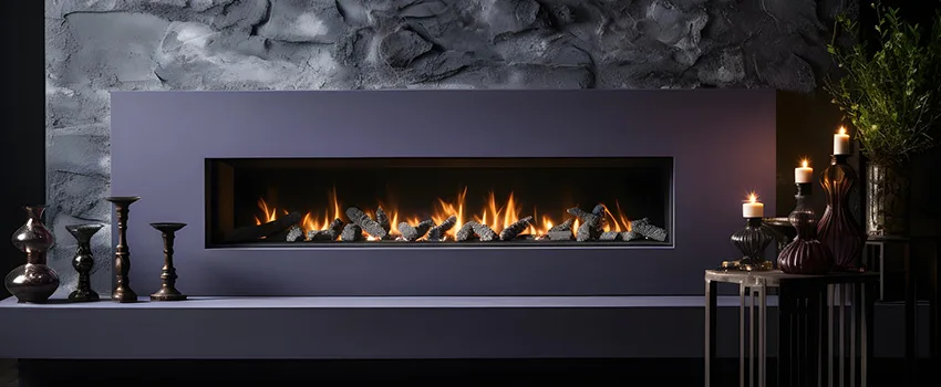Ember Bed for Ventless Gas Fireplace in Catalina Foothills, AZ
