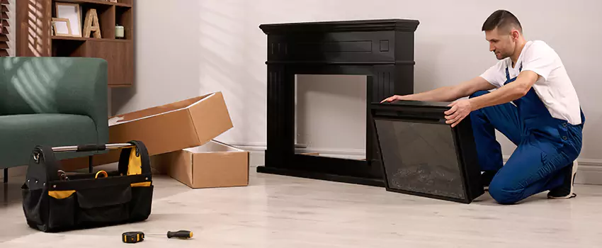 Old Rusted Metal Fireplace Repair And Replacement in Catalina Foothills, AZ